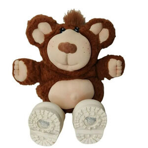 Vintage Furskins 80s Brown Bear Stuffed Animal Plush Toy Collectible 14 inch